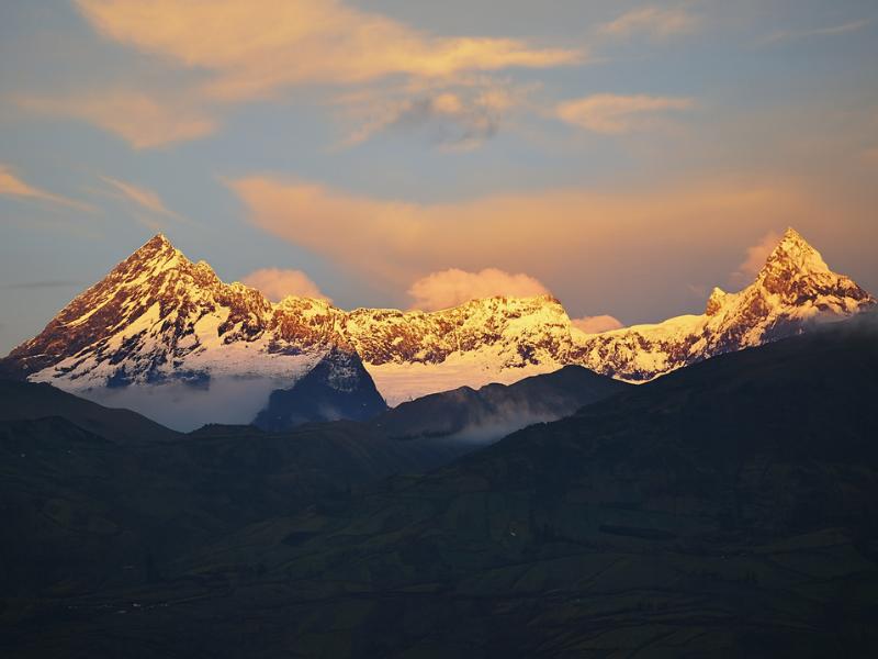 Trekking in El Altar Volcano in Riobamba, Ecuador