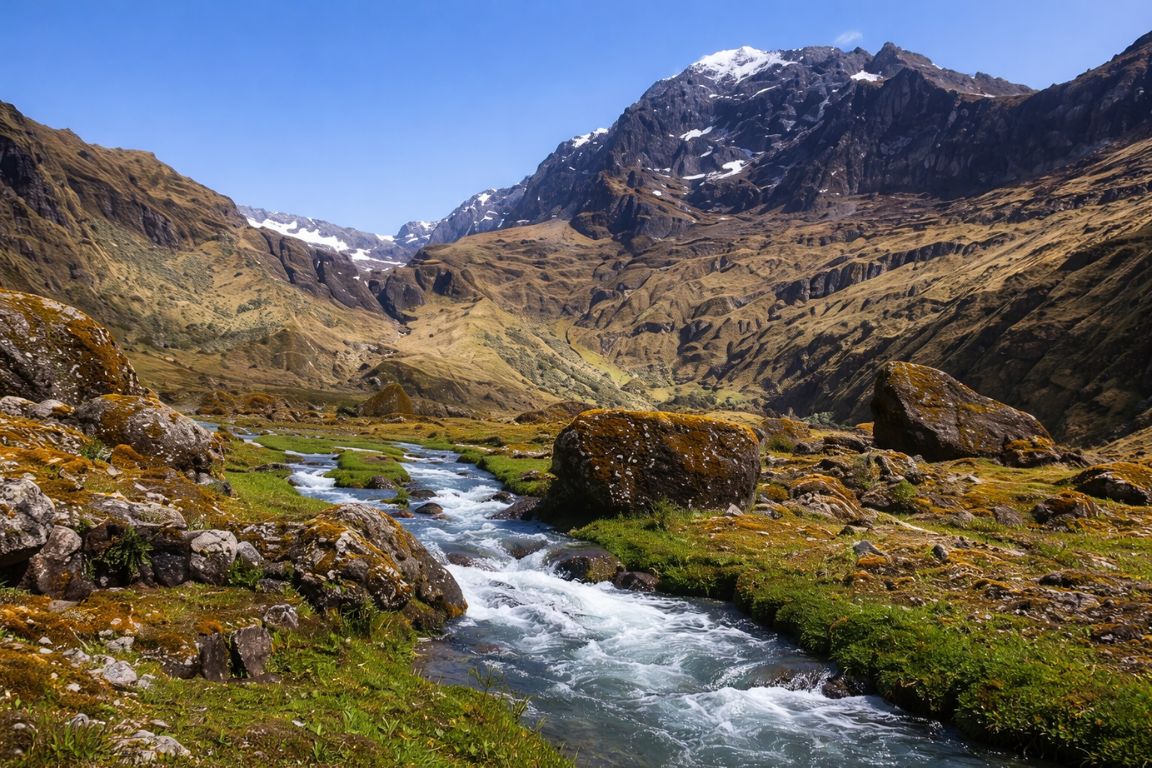 Scenic landscape around Hacienda Releche on guided El Altar Ecuador Tours adventure