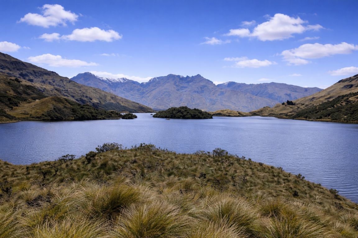 High-altitude páramo landscape in Sangay National Park experienced with El Altar Ecuador Tours